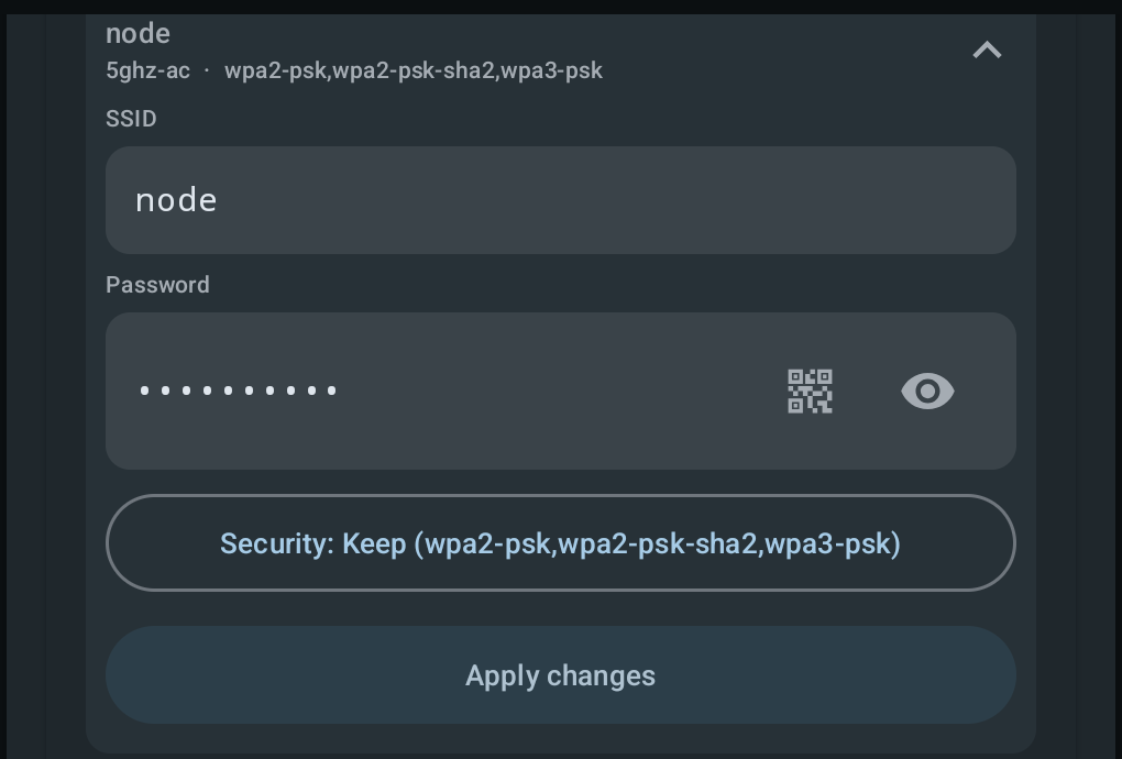 Сети Wi-Fi роутера